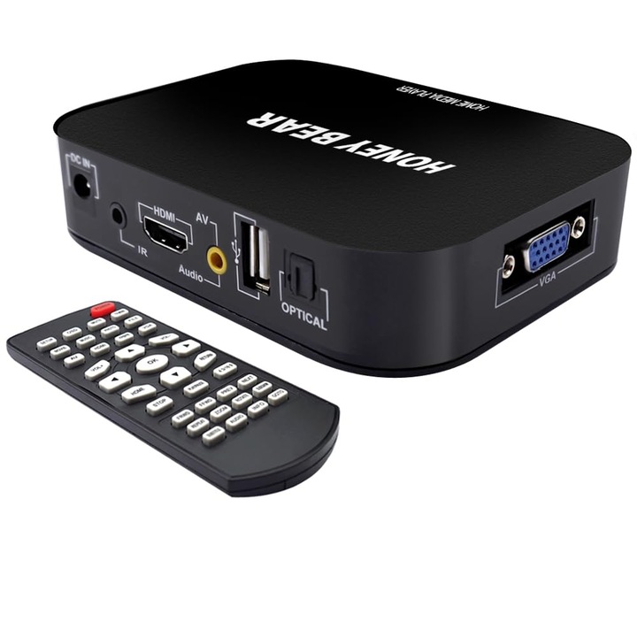 Медиен плейър Honey Bear Full HD 1080P, 2 TB, HDMI, USB