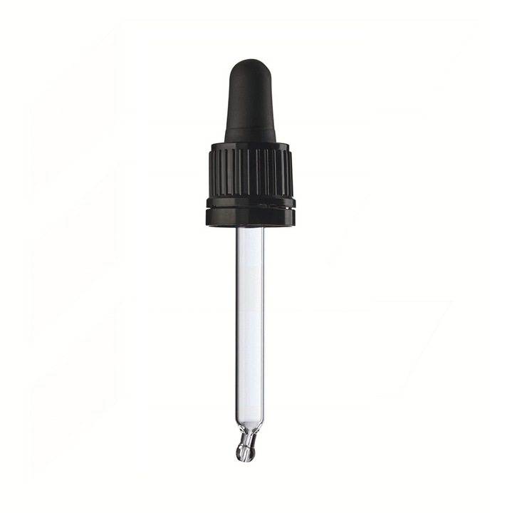 Pipeta, sticla, 77 mm, Hextra, pentru sticle de 30 ml