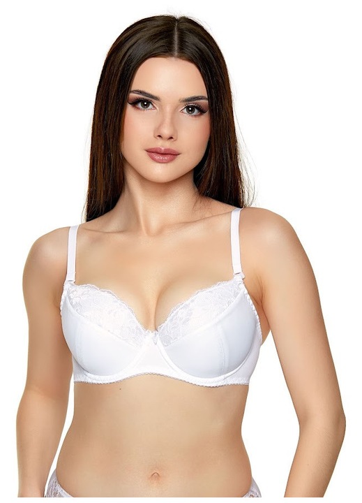 Sutien push-up, Jagoda, alb