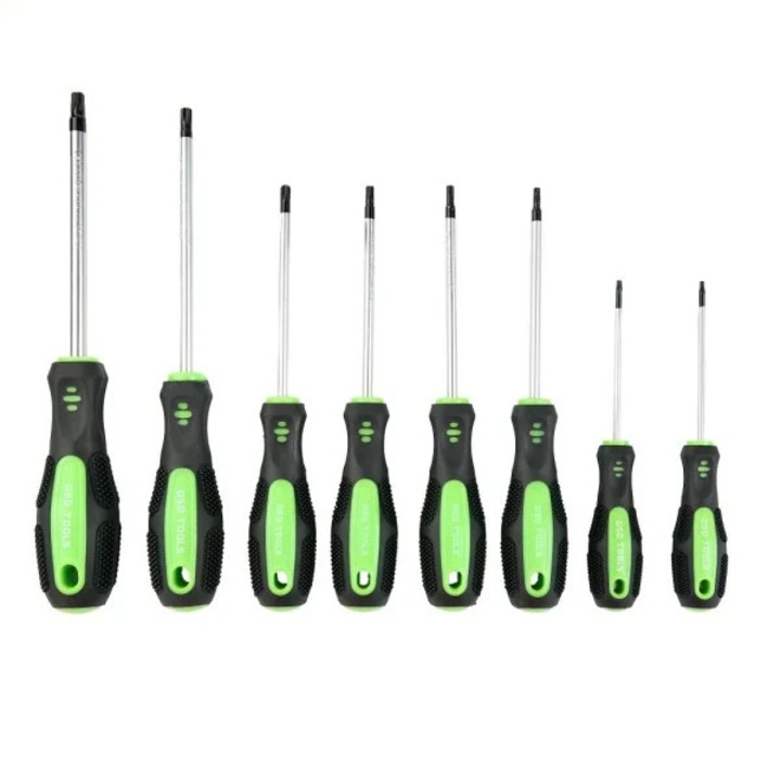 8db torx kovácsolt csavarhúzó készlet