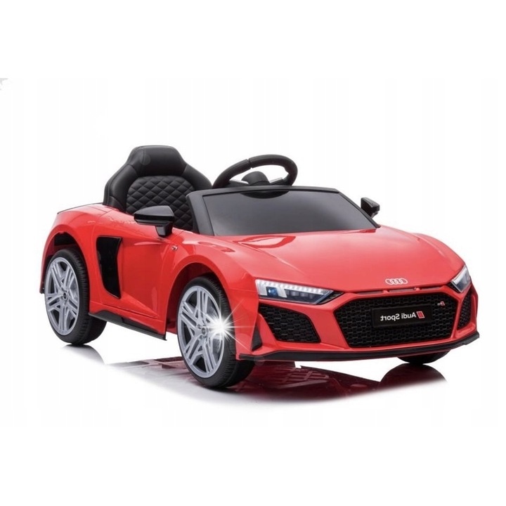 Masinuta electrica Lean Toys Audi R8 Lift A300, rosie, 3 viteze, 107x58x48cm, 12kg