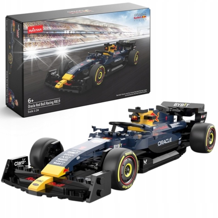 Set de constructie Rastar Red Bull F1 RB19, 333 piese, 23x9x5cm