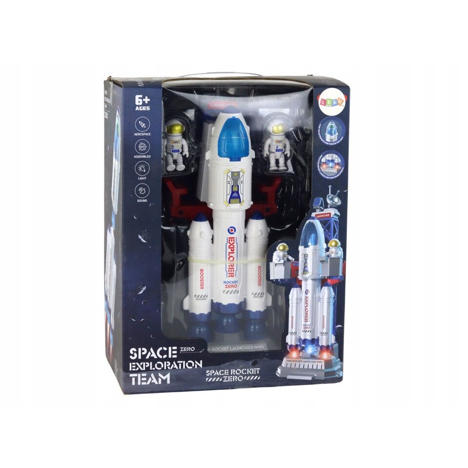 Set Jucarie Interactiva, LEAN TOYS, 2 figurine astronauti, efecte