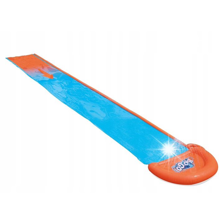 Tobogan de apa 4.88m Bestway, cu sprijini si efect de cascada, set complet