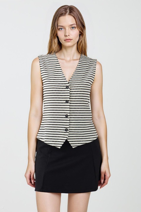 JIMMY KEY, Fusta din amestec de modal, Negru