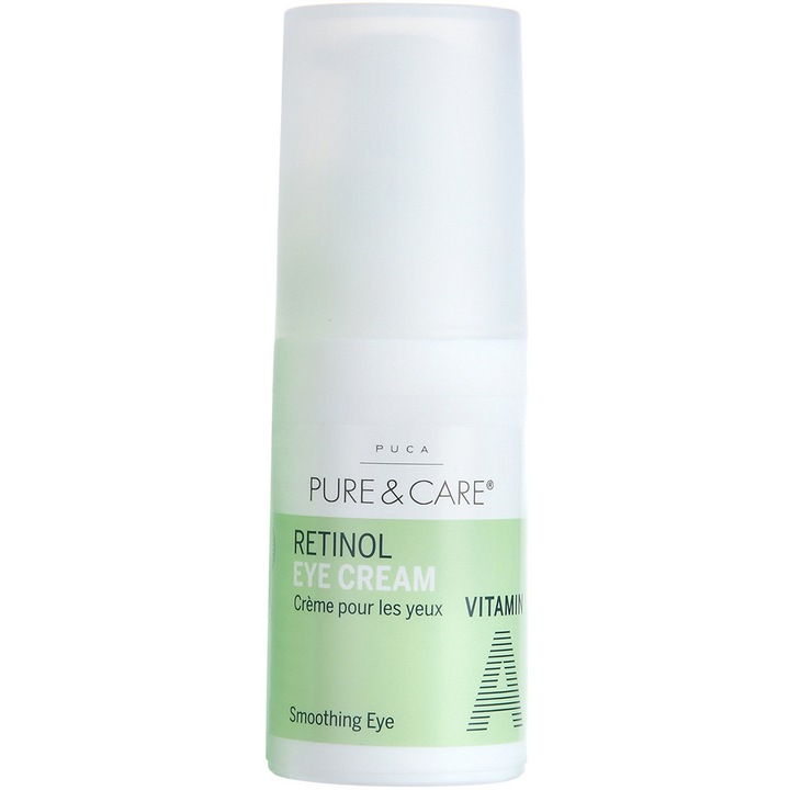 Crema Puca Pure&Care pentru contur ochi cu Retinol si Peptide, 15 ml