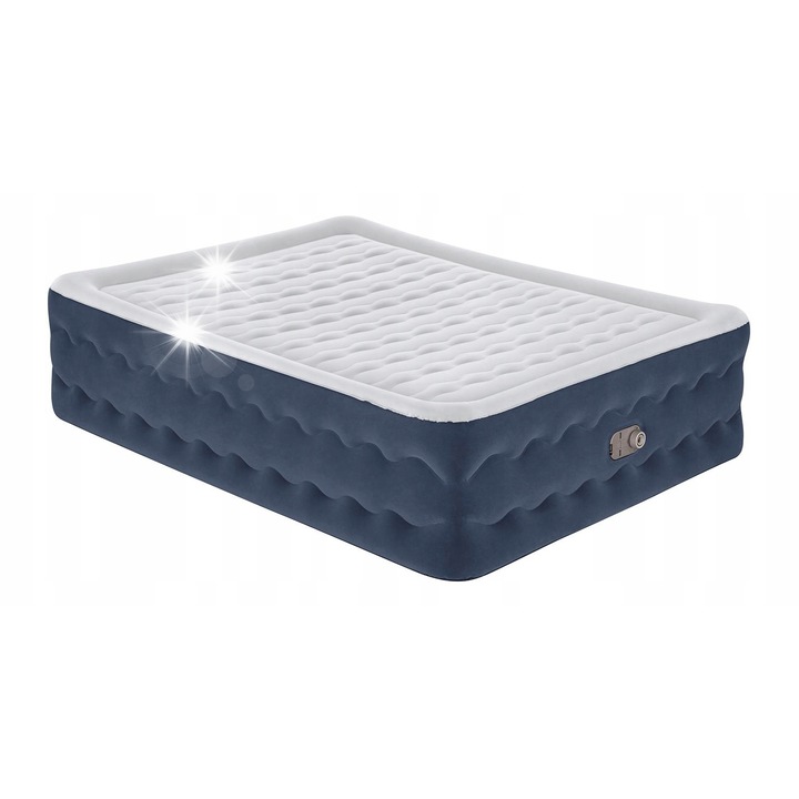 Къмпинг матрак с вградена помпа, Bestway, 203x152x51см, Tritech материал, антибактериален
