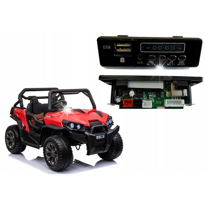 Panou Muzical Auto Lean WXE8988, compatibil cu BBH3688, XMX603, alimentare cu acumulator
