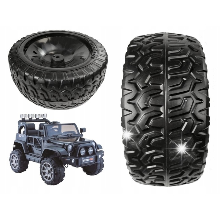 Kolo pentru vehicul electric, 33x13 cm, set