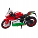 Modell fém sport motorkerékpár, Lean Toys, fény- és hanghatások, 17x6,3x9,3cm