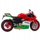 Modell fém sport motorkerékpár, Lean Toys, fény- és hanghatások, 17x6,3x9,3cm