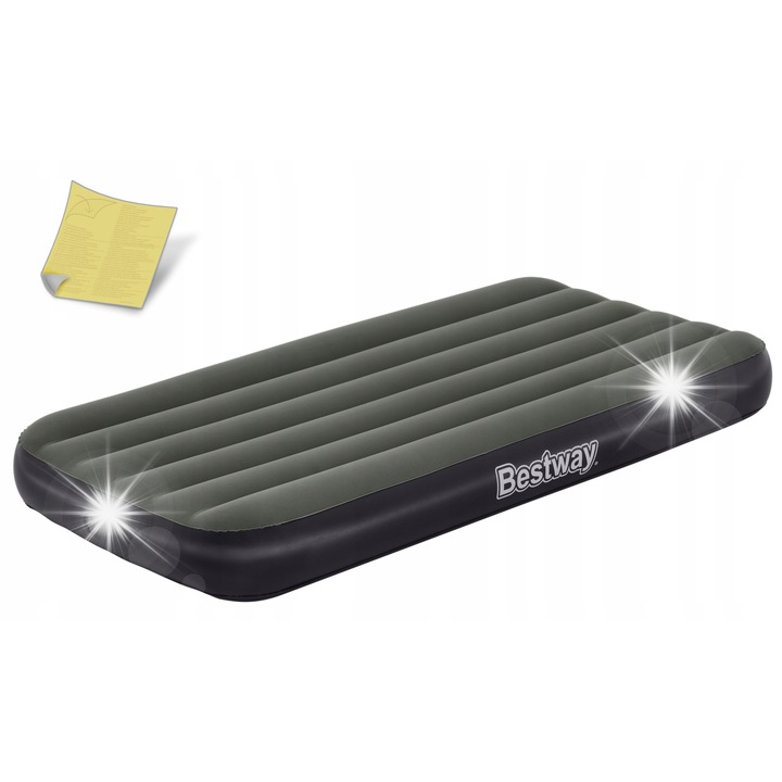 Надуваем матрак Tritech Air Mattress Twin, 188x99x25см, 300кг, с лепенки, Bestway