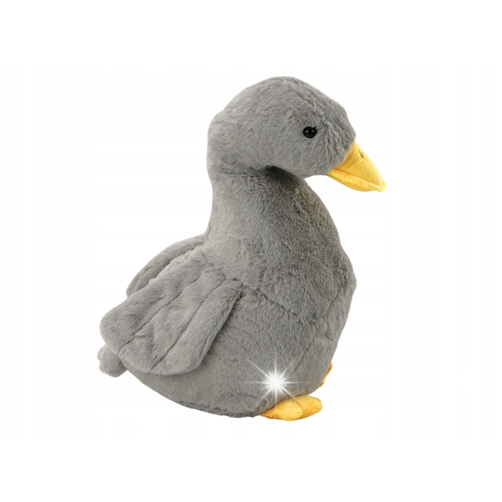 Pluszowa gasca mascote, Lean Toys, 40cm, gri, 40x20x30cm