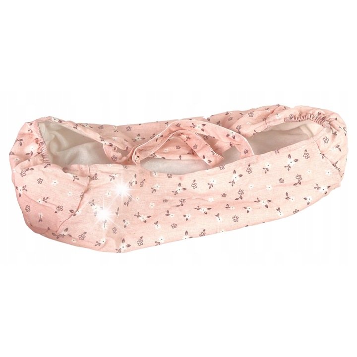 Bobas babakészlet 46 cm, Lean Toys, rózsaszín, bojtos sapkával és cumival