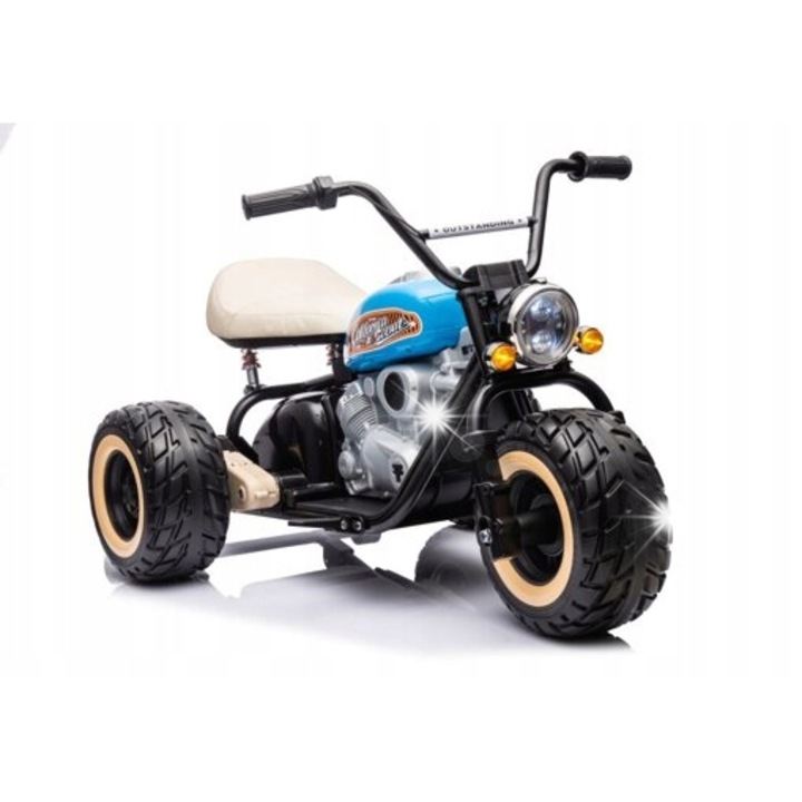 Motor electric pentru copii Lean Toys LL6688, 2 motoare, negru