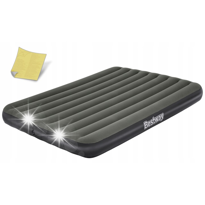 Двойна Надуваема Салтея Bestway 203x152x25см, 300кг, с Комплект за Ремонт