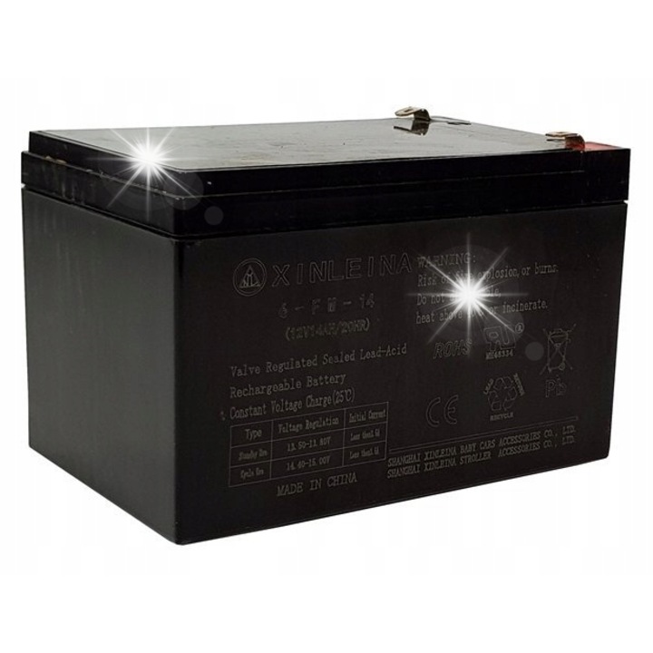 Acumulator auto 12V 14Ah, Lean, 15x9,5x9,5cm