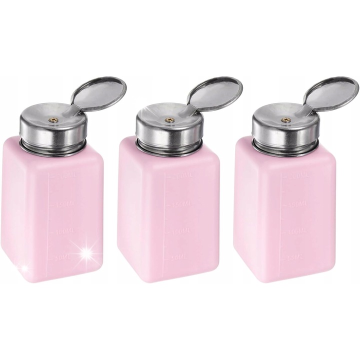 ESD folyadékpalack készlet, rózsaszín, 3x200ml