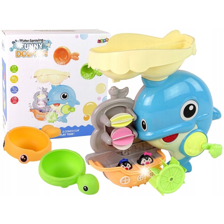 Játékszer fürdőbe, Lean Toys, többszínű