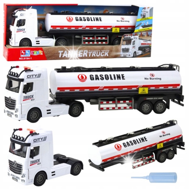 Cisterna cu apa, Lean Toys, efecte luminoase si sonore, multicolor