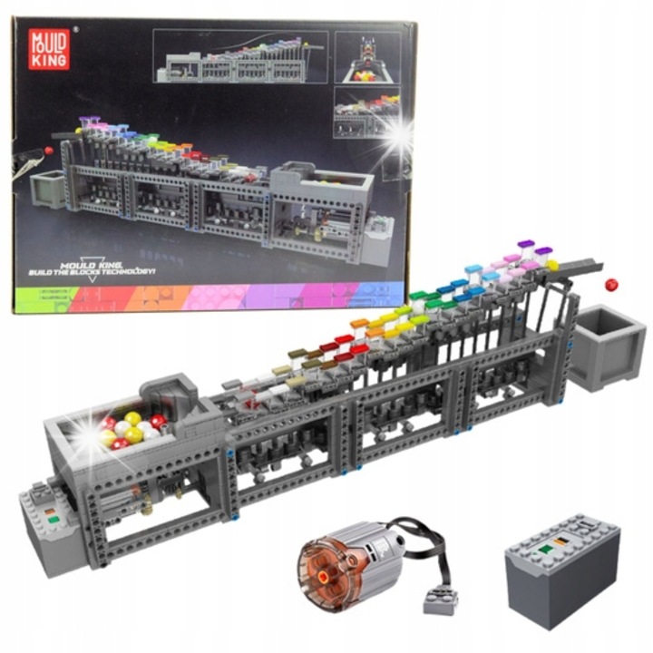 Set de constructie, Lean Toys, 1038 elemente, multicolor