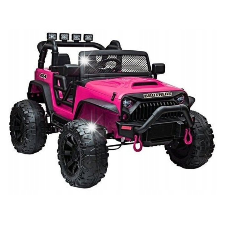Masinuta electrica, LEAN TOYS, Jeep JC666, 2x200W, roz