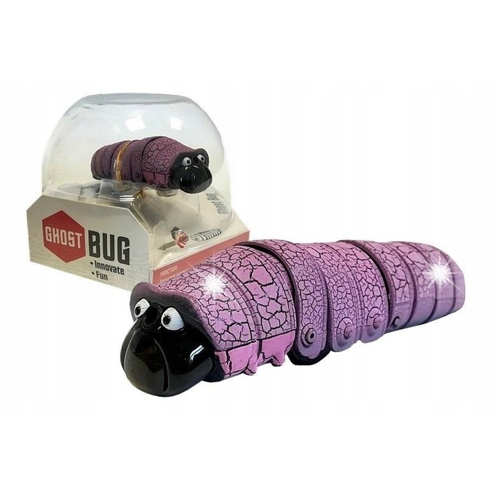 Omida interactiva, Lean Toys, cu senzor, violet