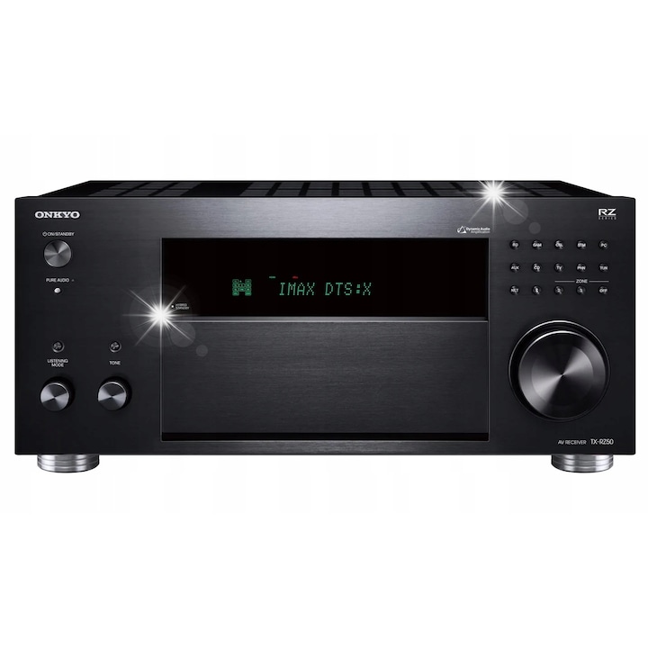 Amplituner ONKYO TX-RZ50, 9.2 canale, Dolby Atmos, Wi-Fi, Bluetooth, negru, 43.5x39.8x20.15cm