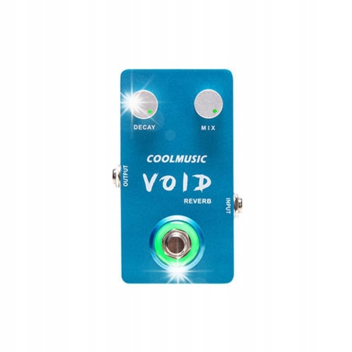 COOLMUSIC Reverb gitáreffekt, C-RV01, analóg, 132x78x50mm, 0,223kg