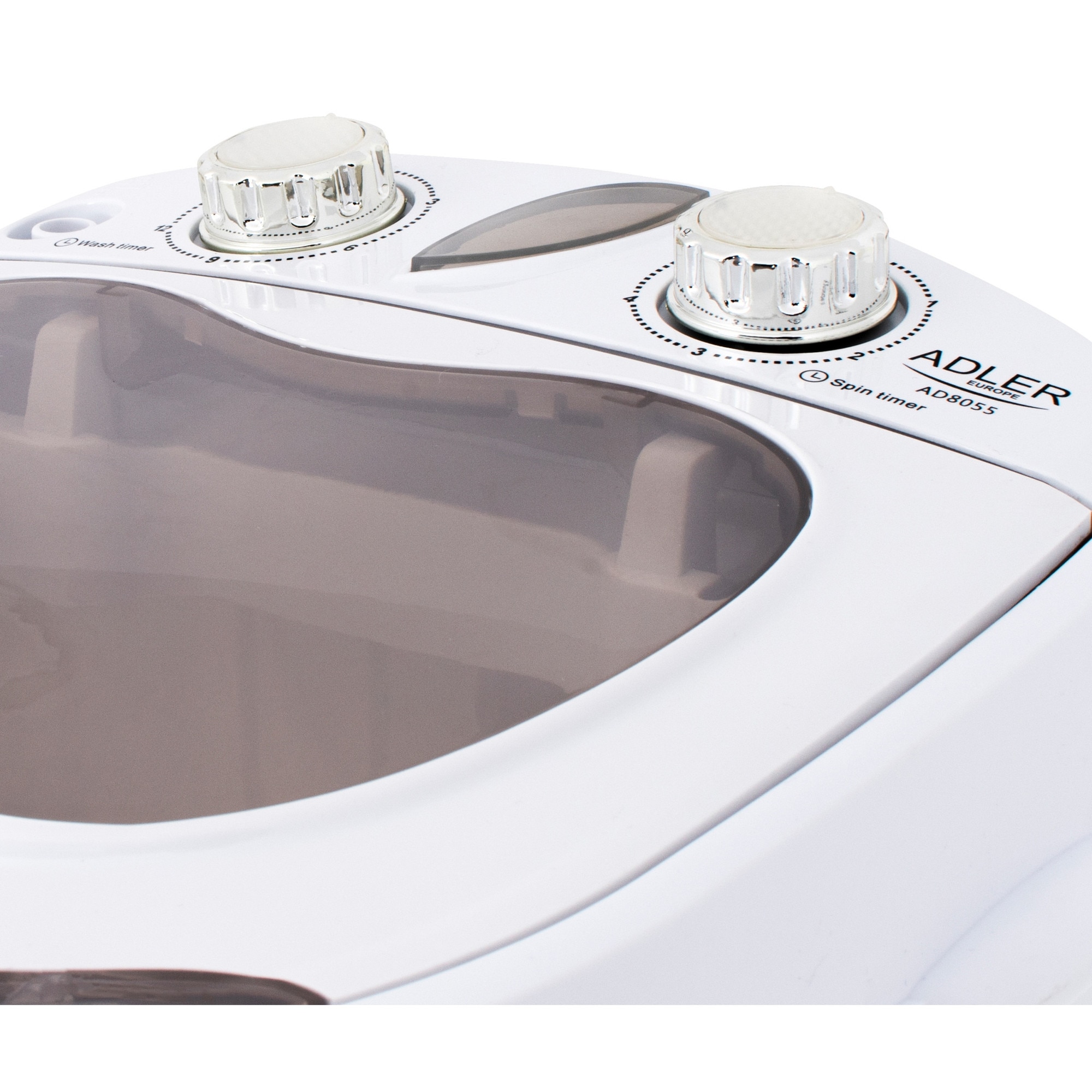 Prala turistica 2 in 1 Adler AD 8055, capacitate 3kg, compacta, 360x370x530cm, consum redus de apa si energie