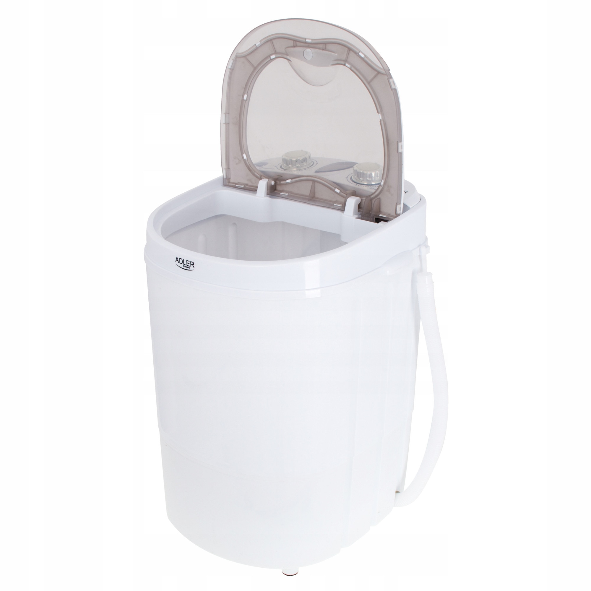 Prala turistica 2 in 1 Adler AD 8055, capacitate 3kg, compacta, 360x370x530cm, consum redus de apa si energie