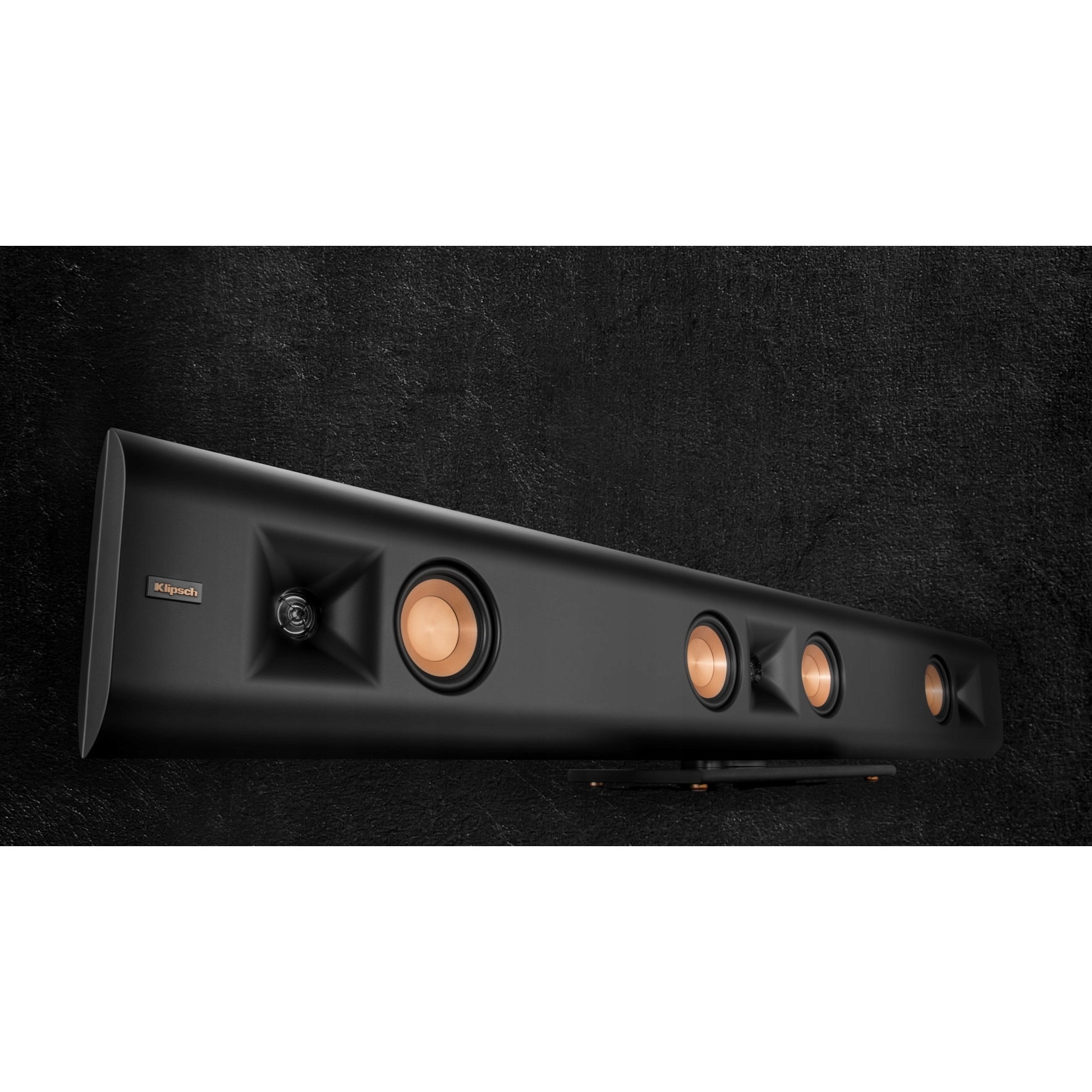 Soundbar pasiv Klipsch RP-440D SB, 3 canale, negru, 106.68x15.24x6.1cm