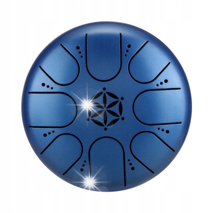 Toba rotunda 5" 8 ton, Hluru TCT8-5, din otel inoxidabil, set complet cu accesorii, albastru azur