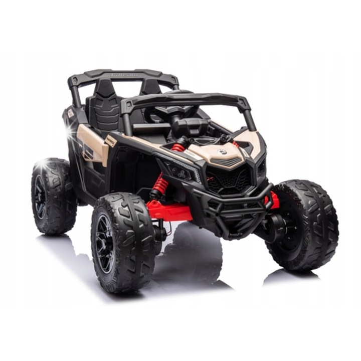 Електрическа кола Lean Toys DK-CA003, каки, 2x45W, 108x73,5x63,5см, 3-8 км/ч