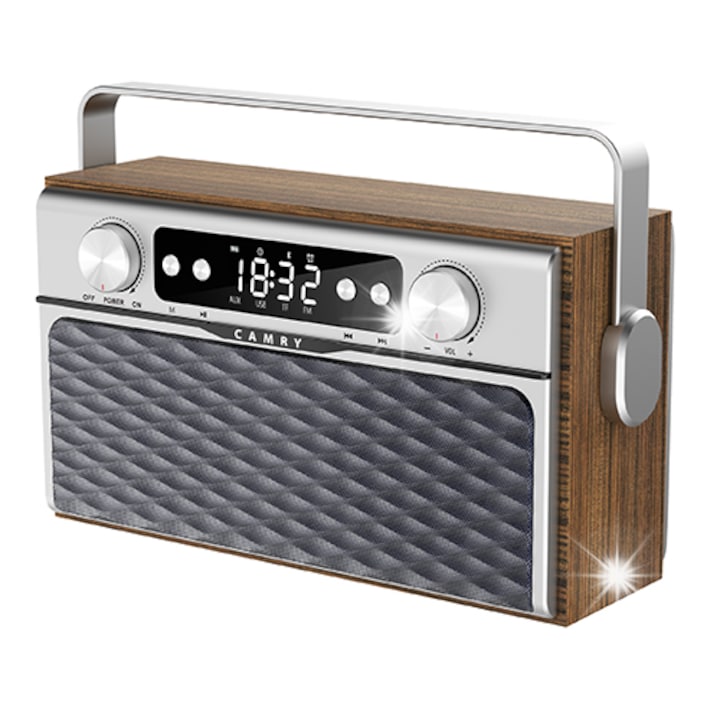 Radio portabil Camry CR 1183 Bluetooth, FM, 50 statii, 2600 mAh