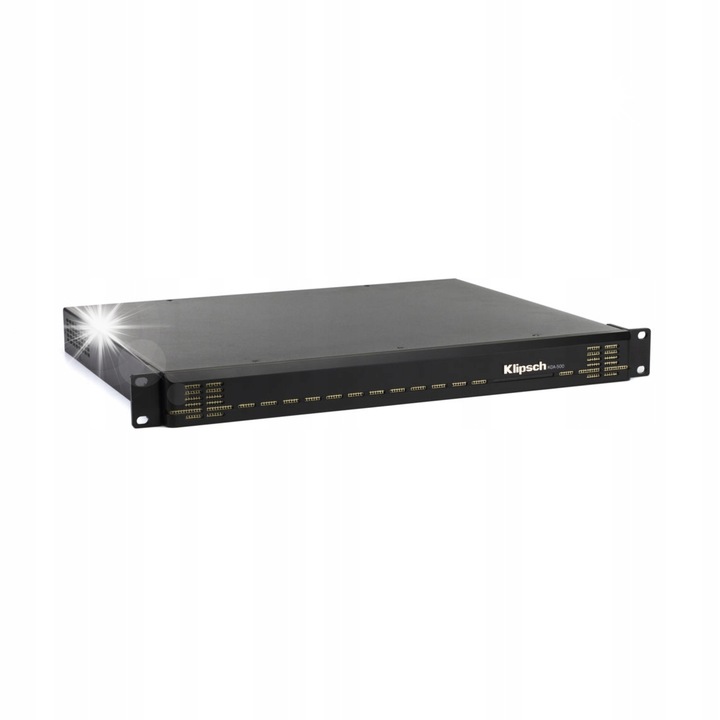 Усилвател, Klipsch, KDA-500, 500W, 4 канала, DSP, 448x44x363mm, 6.82кг, Черен