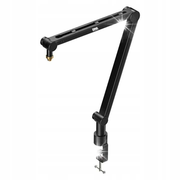 Stativ microfon birou DNA TMS PRO, negru, reglabil, 2 kg, 45x4cm