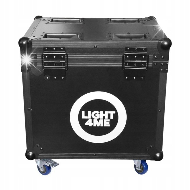 Caz de transport, Light4Me, pentru 2 capete mobile Sky Spot 150W, negru, dimensiuni variate