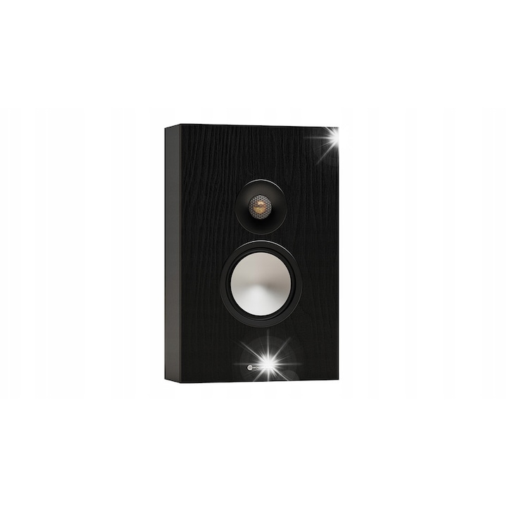Difuzor de perete Monitor Audio Bronze On-Wall 7G, tweeter C-CAM 1" cu dom aurit, woofer C-CAM 6", port HiVe II, negru, 425391952