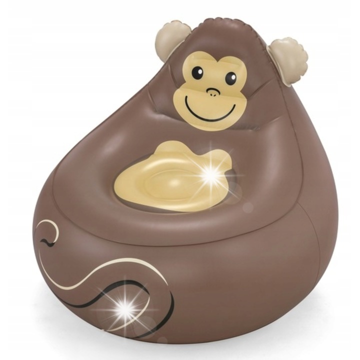 Fotel Duhmanat Bestway, 72x72x64cm, érdekes grafika, beltéri és kültéri használatra