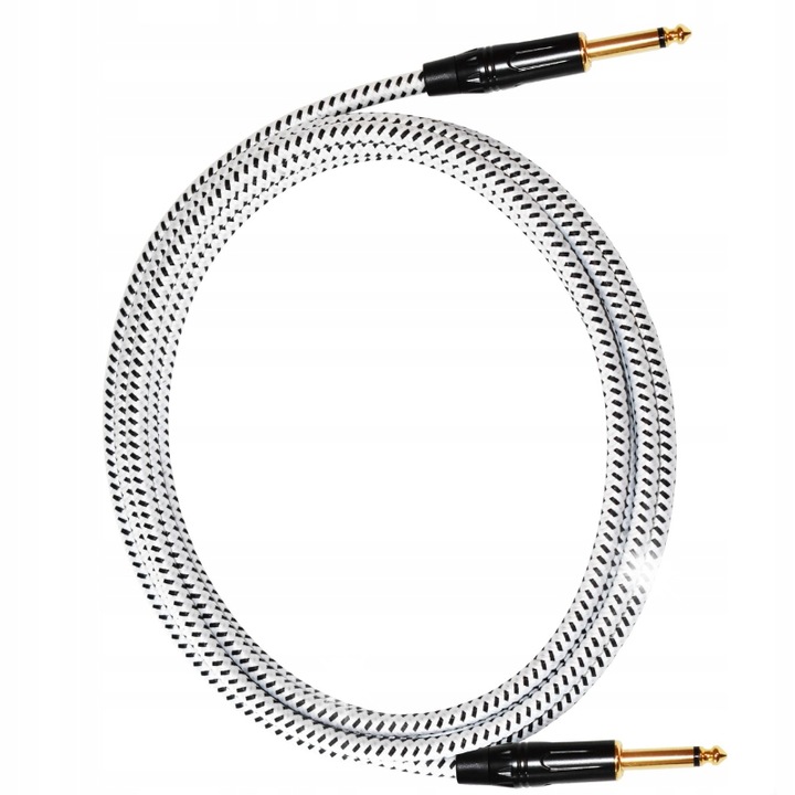 Cablu chitara Red's Music, model GCF11...BW, 5m, Gri, JACK 6.3mm