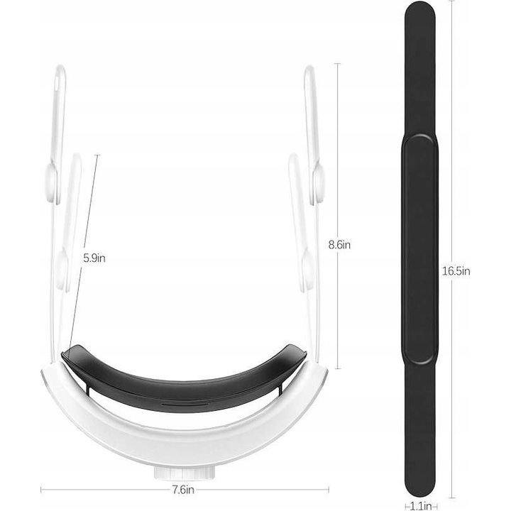 Állítható fejpánt Meta Questtel kompatibilis, Fej kerülete 48-69 cm