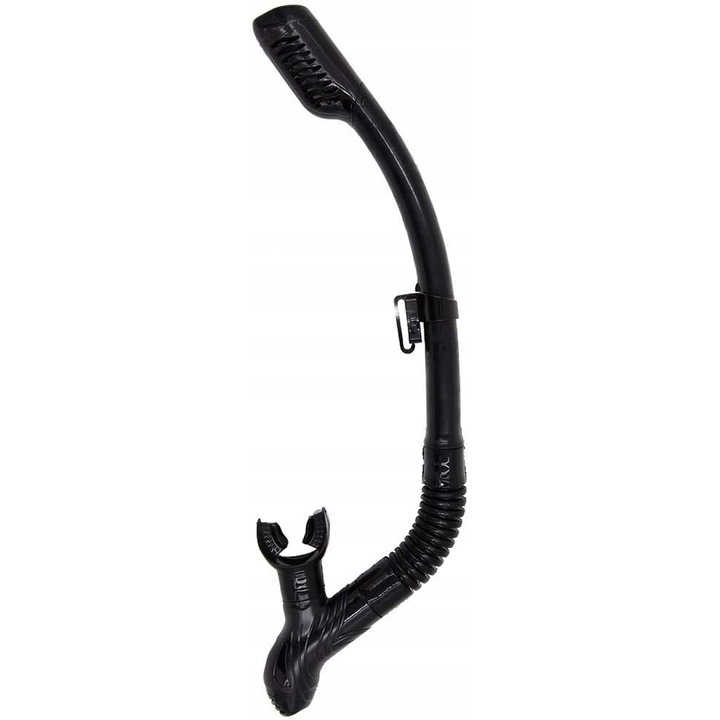 Snorkel de antrenament pentru inot, optiune rotativa, silicon, reglabila, pentru adulti