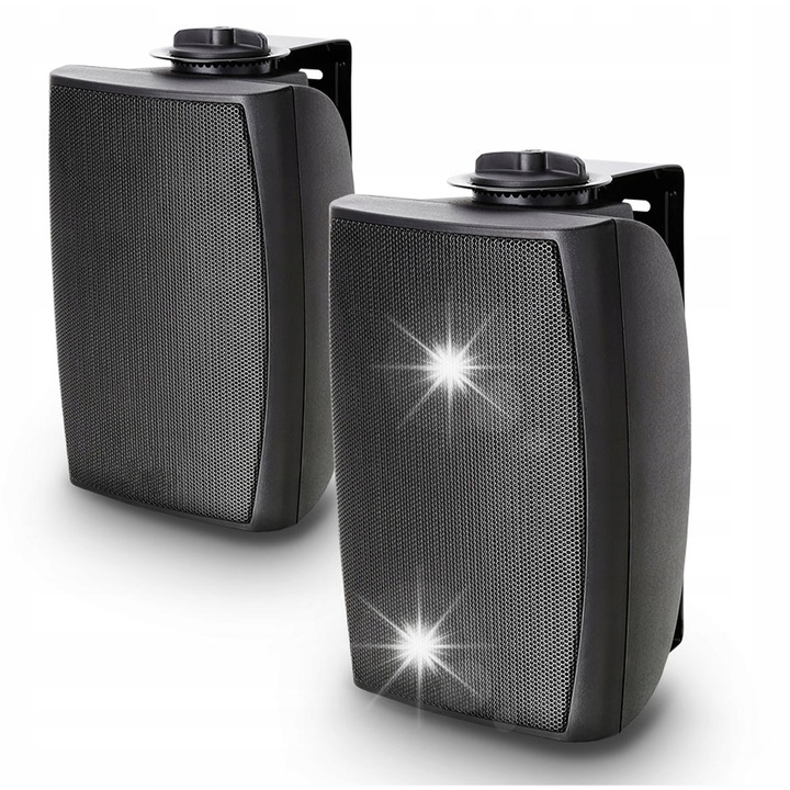 Аудио система DNA ISM 1, комплект 2 активни колони, Bluetooth, 15W, черна, 16x15,5x24см