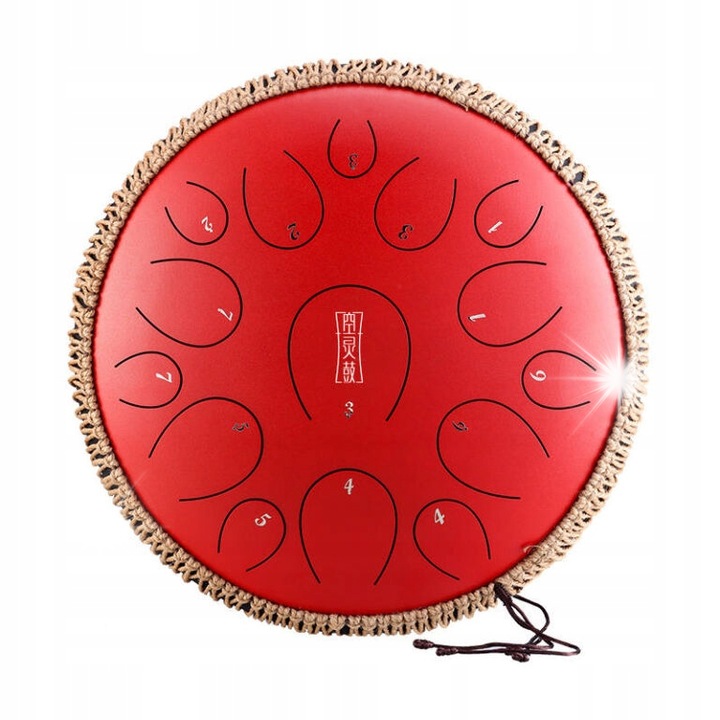 Toba rotunda 14", Hluru, 13 tonuri, rosie, instrument portabil