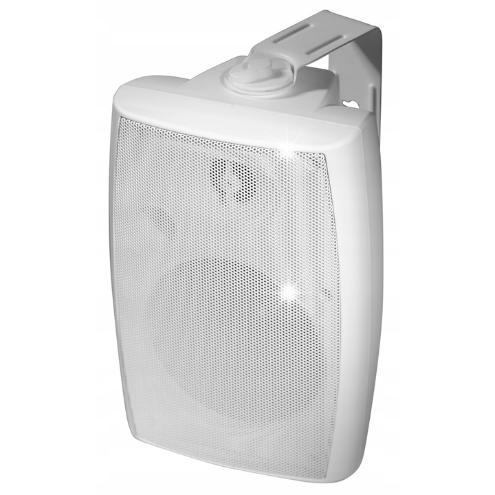 Boxa de instalatie NSP NY-312-White, 30 W, 100 V, 70 Hz–20 kHz, sensibilitate 92 dB, woofer 6,5" + driver, alb, 175x150x270 mm
