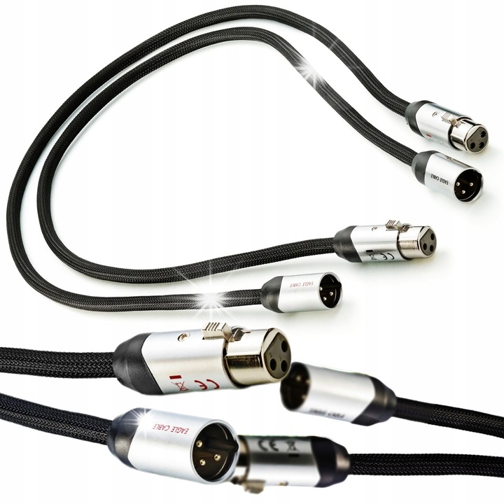 Кабели, Eagle Cable, стерео кабел 2x XLR симетричен, 1,5м