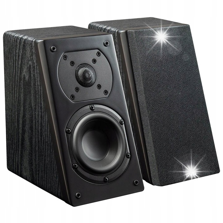 Boxe efecte SVS Prime Elevation, 2‑cai bass-reflex, compatibile Dolby Atmos/DTS:X/Auro-3D, 55–25.000 Hz, 8 Ω, 87 dB, negru (Black Ash), pereche