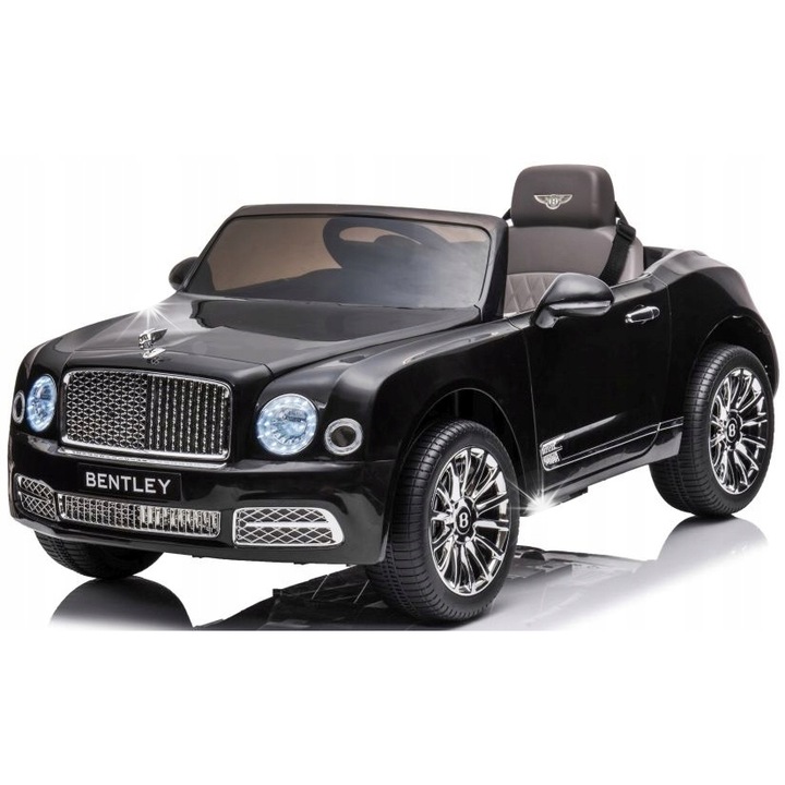 Masina electrica LEAN TOYS Bentley Mulsanne, 2x45W, negru, 120x71x48cm
