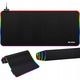 Mousepad, Mozos, RGB LED, 90x40cm, XXL, negru